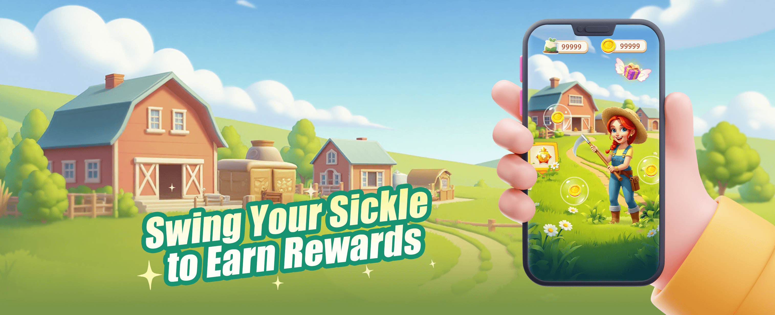 Swing Your Sickle to Earn Rewards